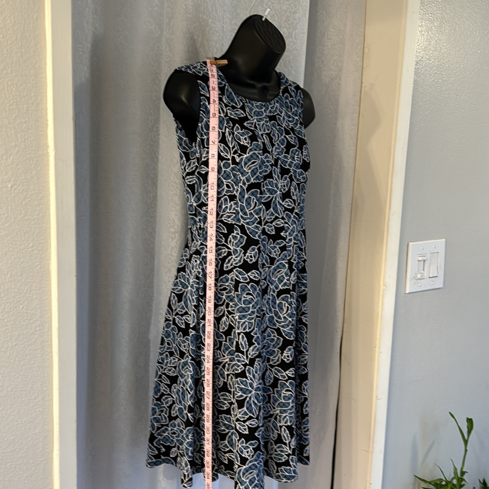 PERCEPTION PETITE EMBOSSED PRINT DRESS Sz:SP - Picture 3 of 8